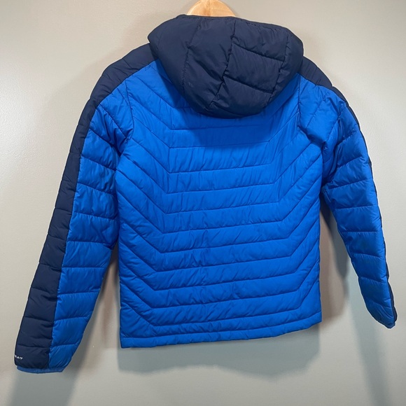 Columbia Kids Two-Tone Blue Puffer Jacket - Picture 5 of 6